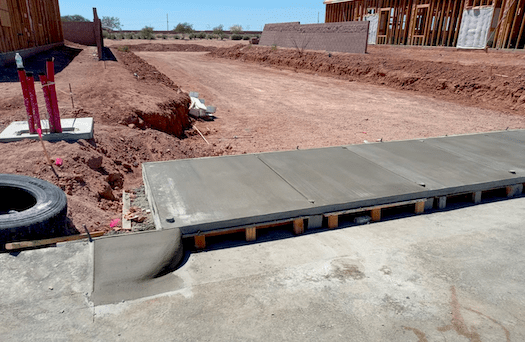 Professional concrete contractor in Tuscon, AZ